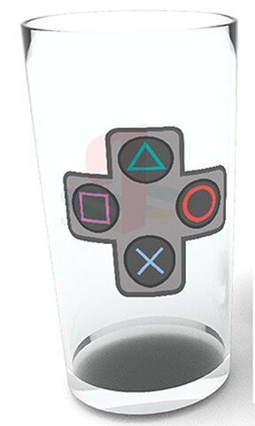 Verres Xxl - Playstation - Boutons 400 Ml X2